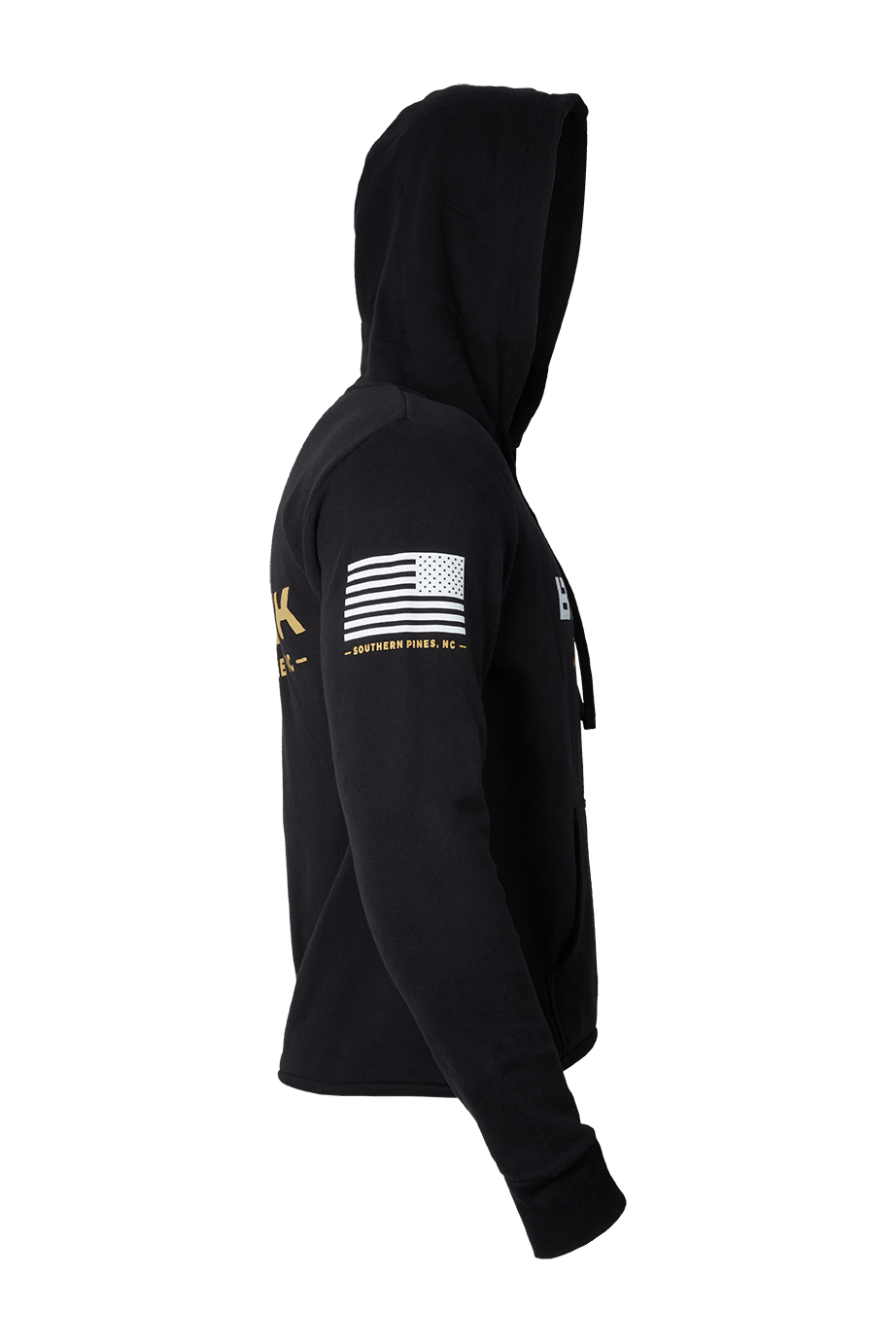 BHAWK Unisex Sueded Hoodie | Black