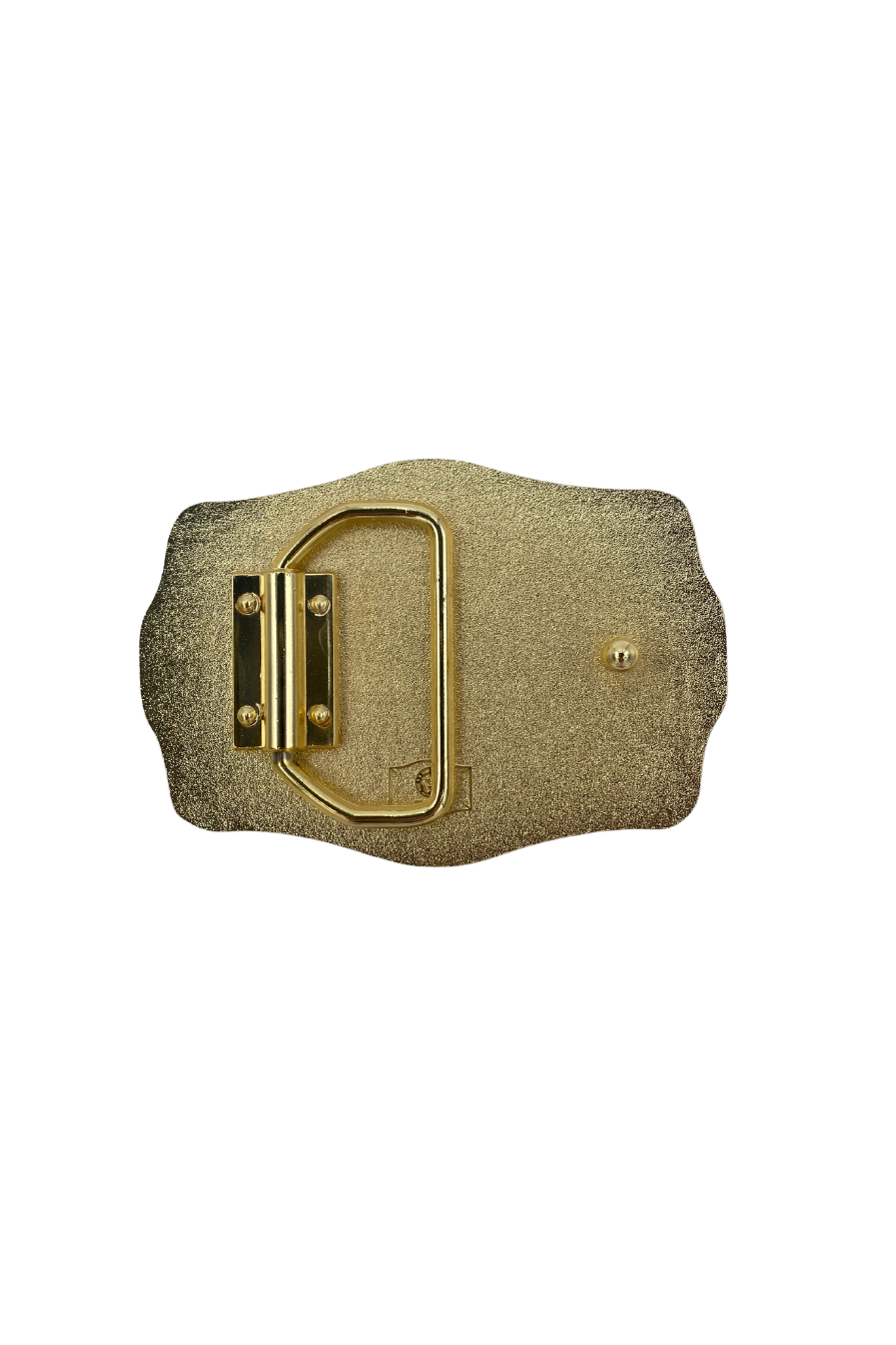 Sergeant's Valor Bourbon Whiskey Belt Buckle | Gold