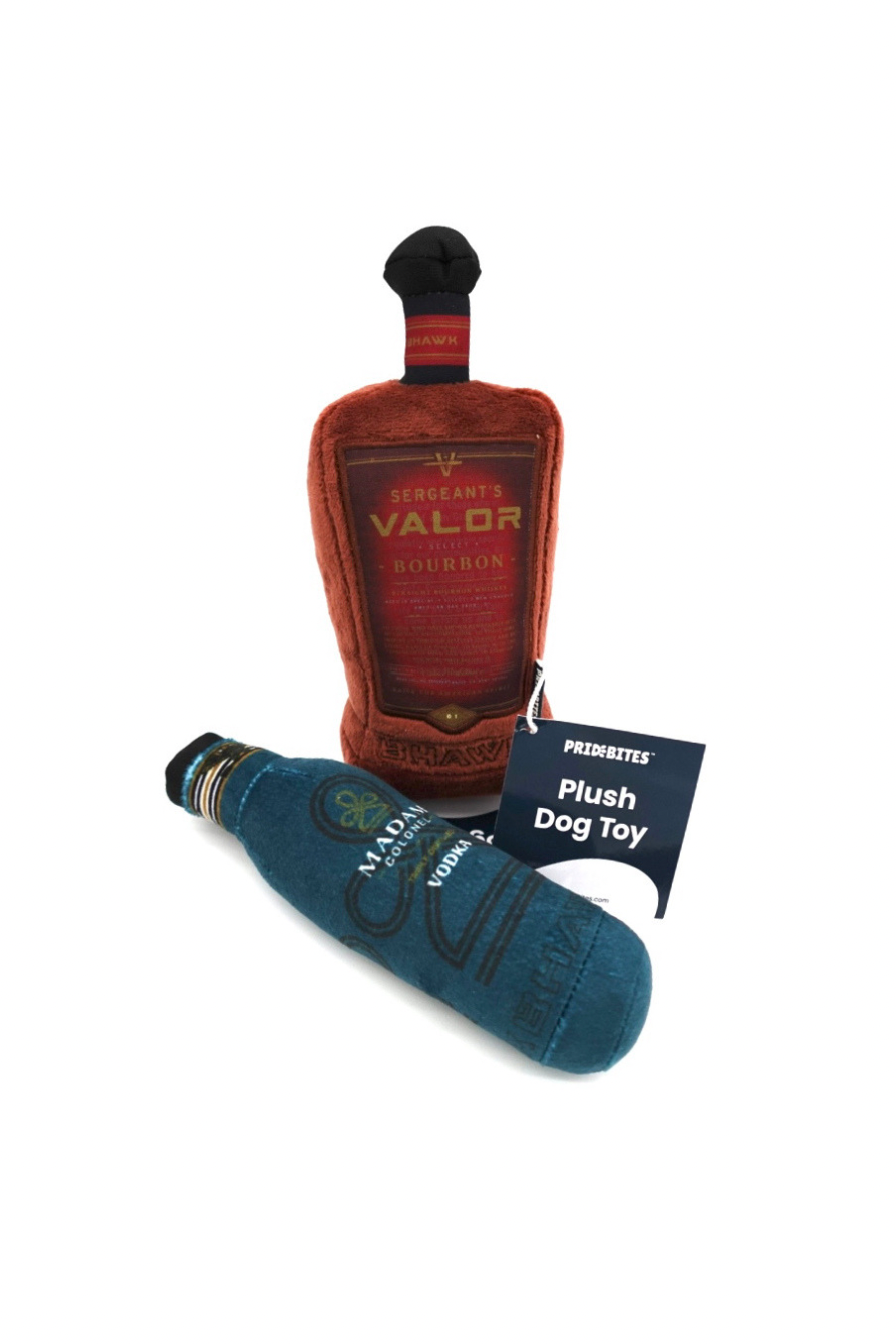 Madam Colonel Vodka Plush Dog Toy