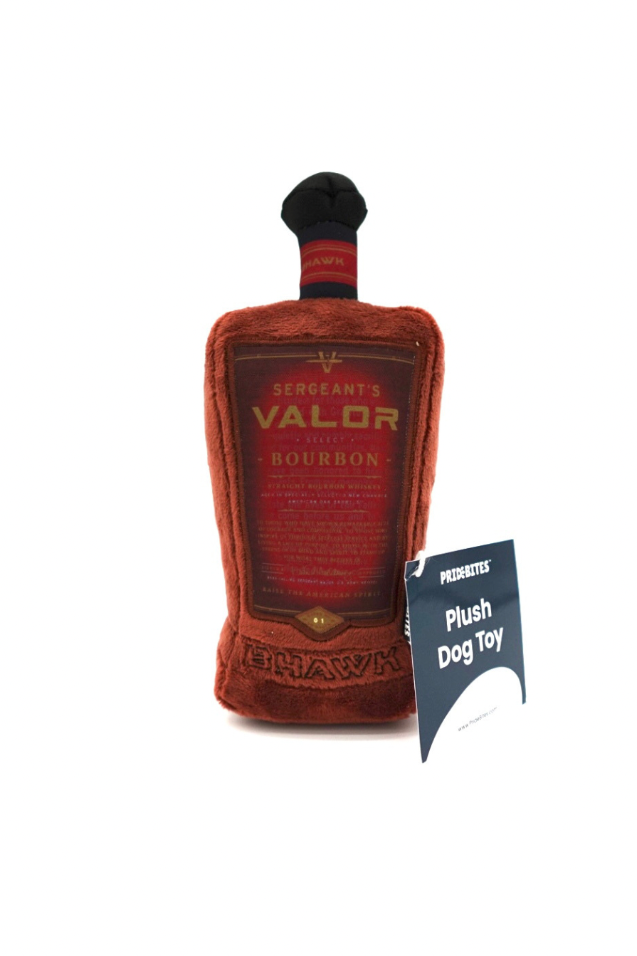 Sergeant Valor Bourbon Plush Dog Toy