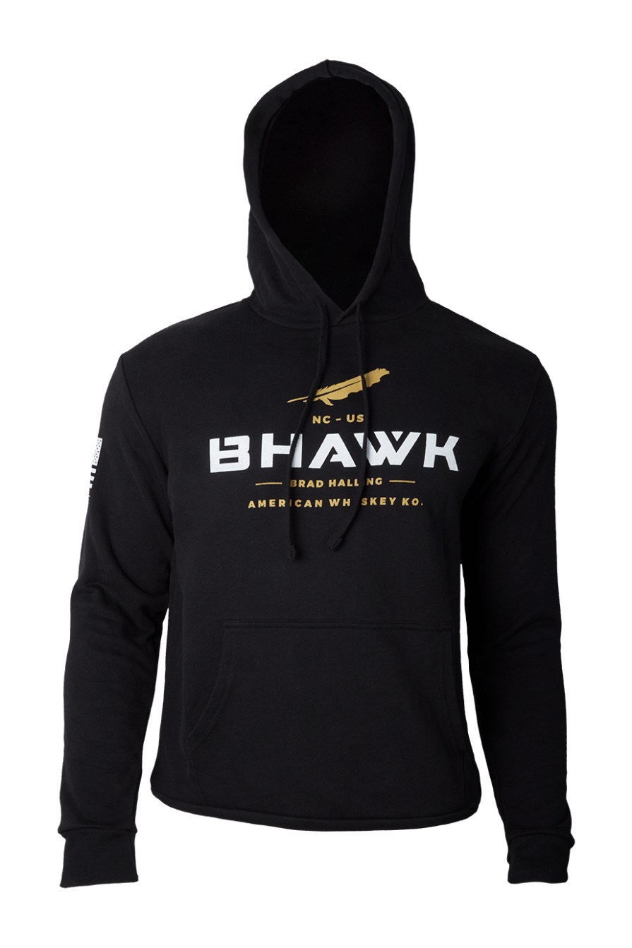 BHAWK Unisex Sueded Hoodie | Black