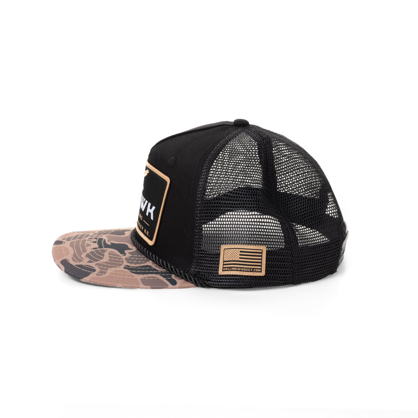 BHAWK Trucker Hat | Duck Camo/Black