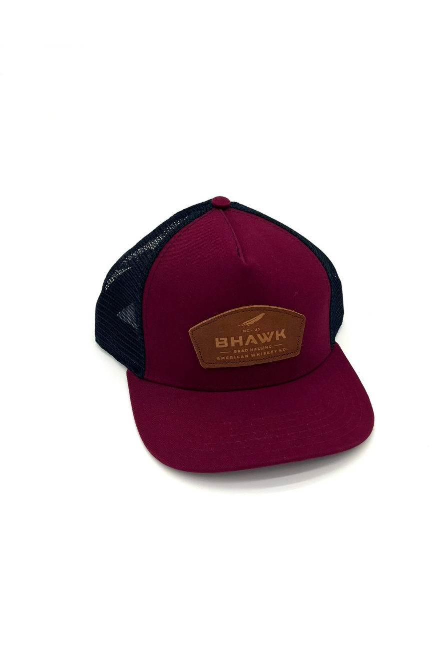 BHAWK Trucker Hat | Maroon