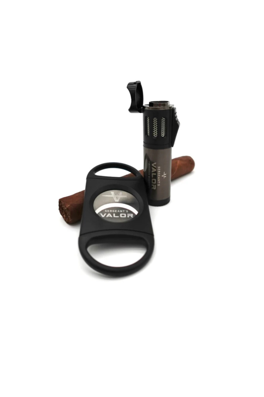 Sergeant's Valor Bourbon Whiskey Cigar Cutter