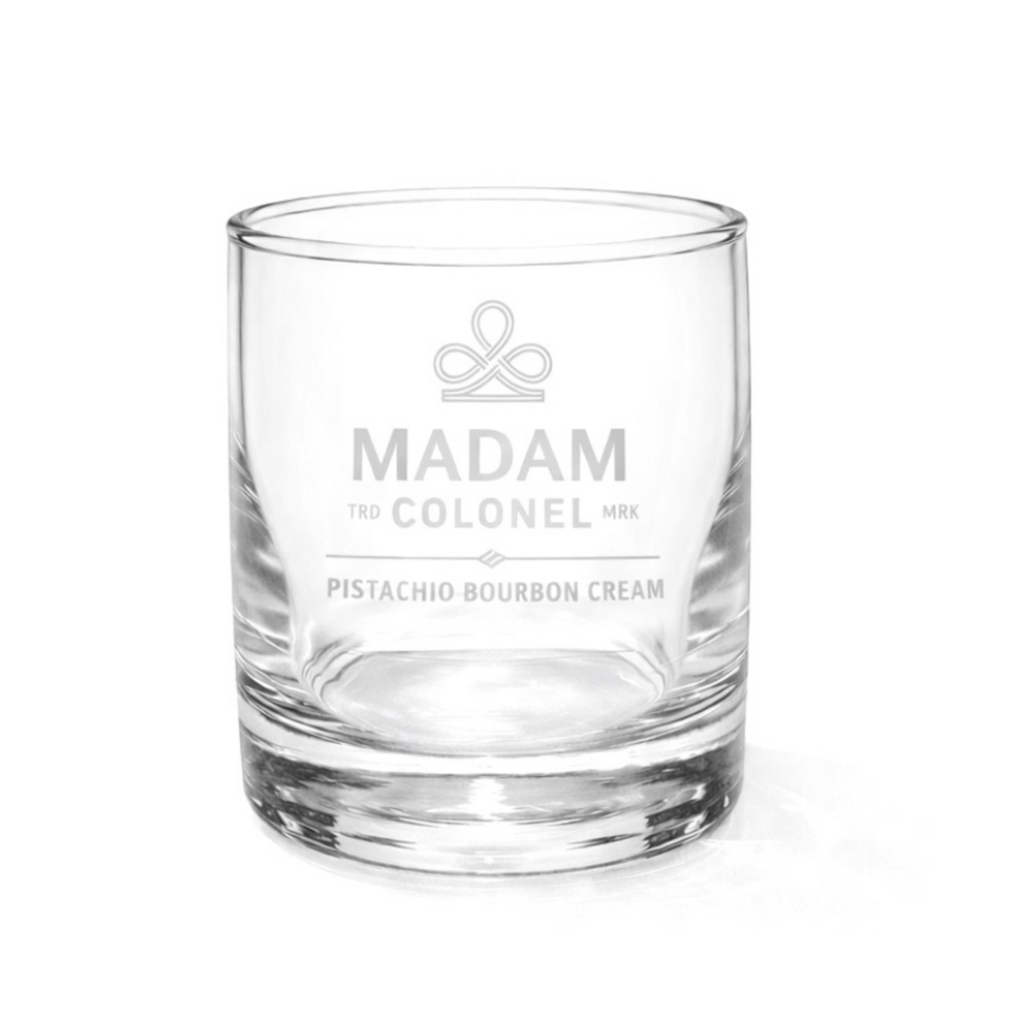 Madam Colonel Pistachio Rocks Glass