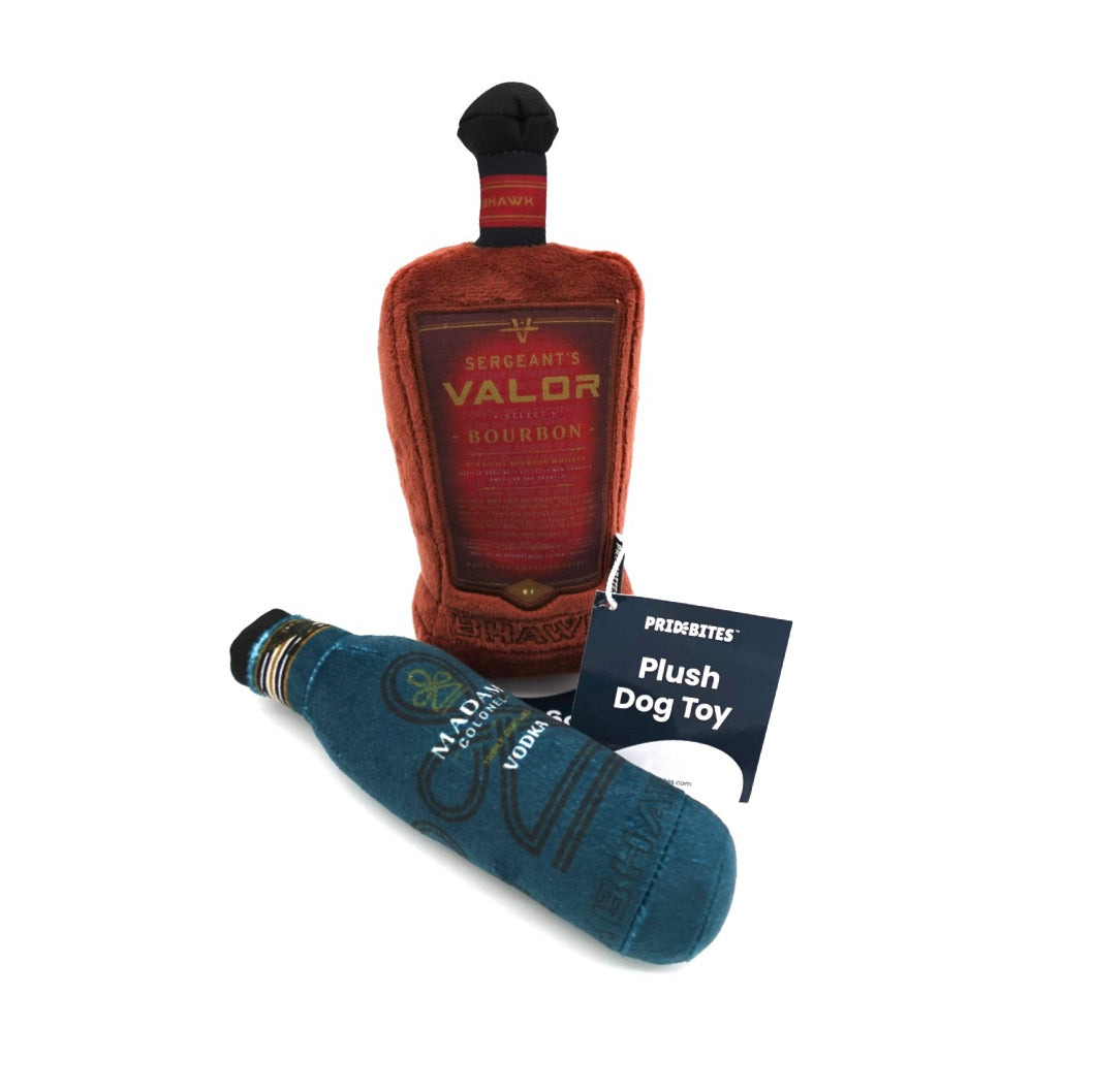 Sergeant Valor Bourbon Plush Dog Toy