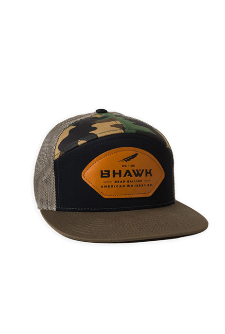 BHAWK 7 Panel Trucker Hat