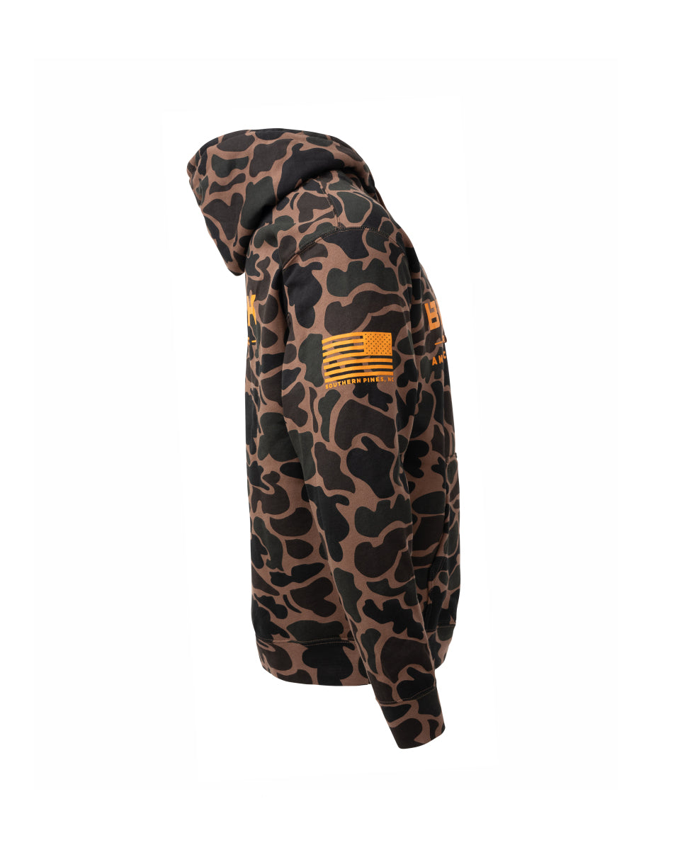 BHAWK Unisex Sueded Hoodie | Duck Camo