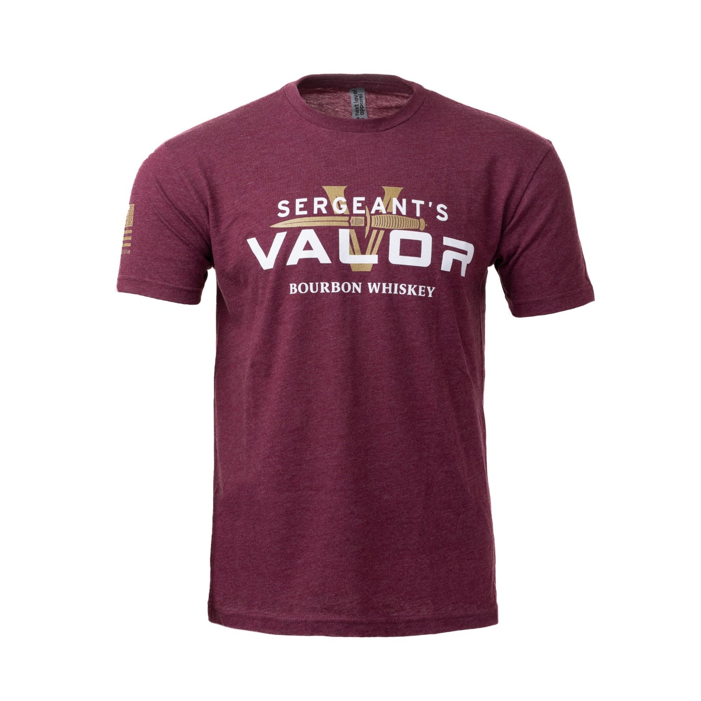Sergeant's Valor Unisex T-shirt| Burgundy