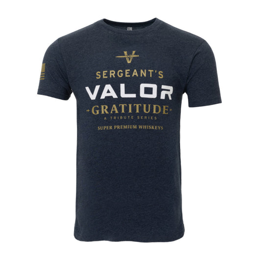 Sergeant's Valor Gratitude Unisex T-Shirt | Midnight Navy