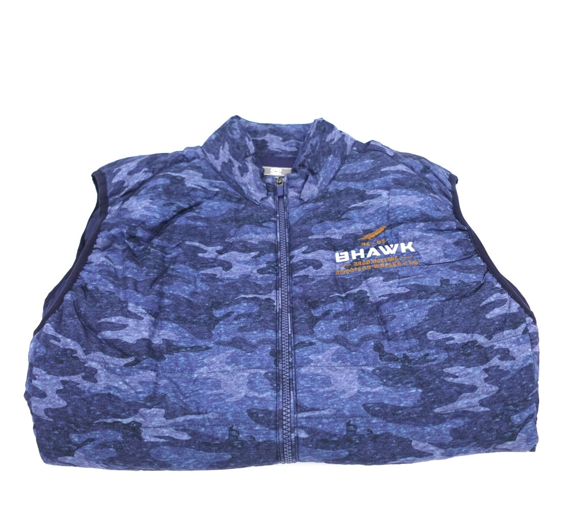 BHAWK Men's Camo Vest | Navy