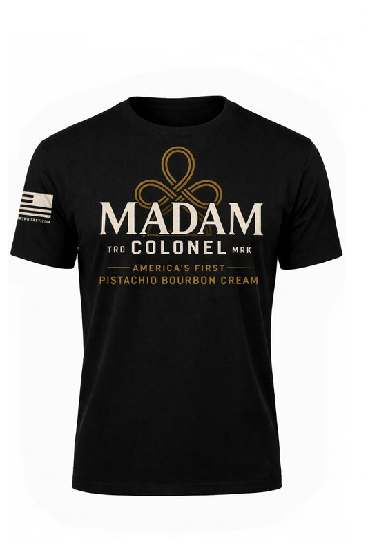 Madam Colonel Pistachio Unisex T-Shirt | Black