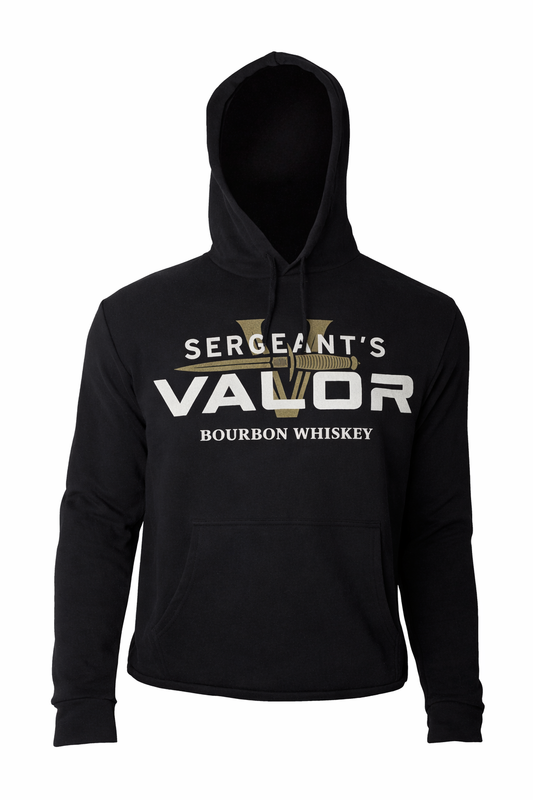 Sergeant’s Valor Unisex Sueded Hoodie | Black