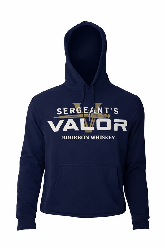 Sergeant’s Valor Unisex Sueded Hoodie | Midnight Navy
