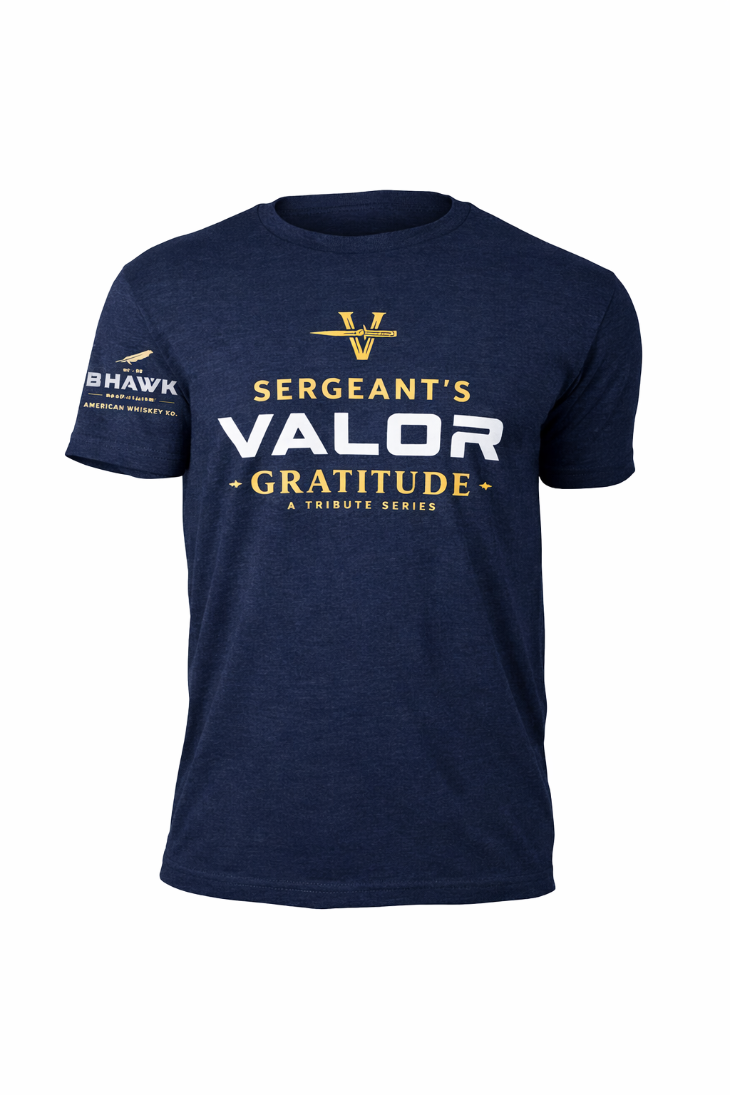 Sergeant's Valor Gratitude Unisex T-Shirt | Midnight Navy