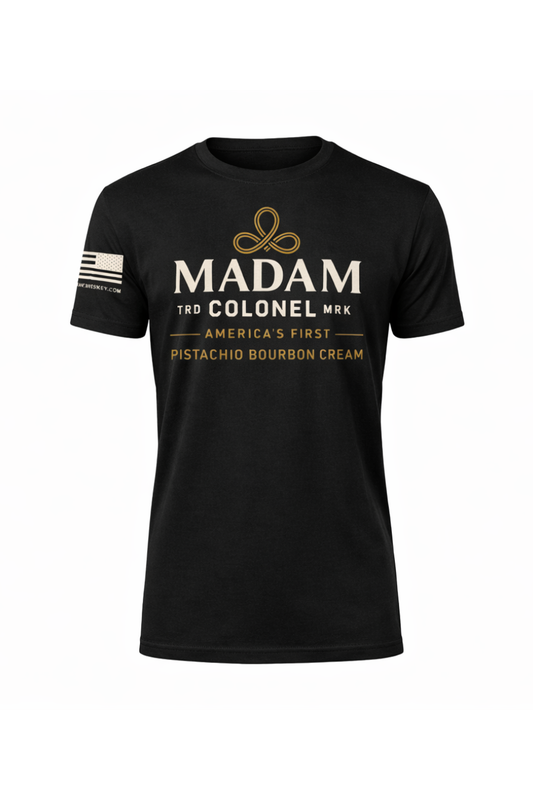 Madam Colonel Pistachio Unisex T-Shirt | Black