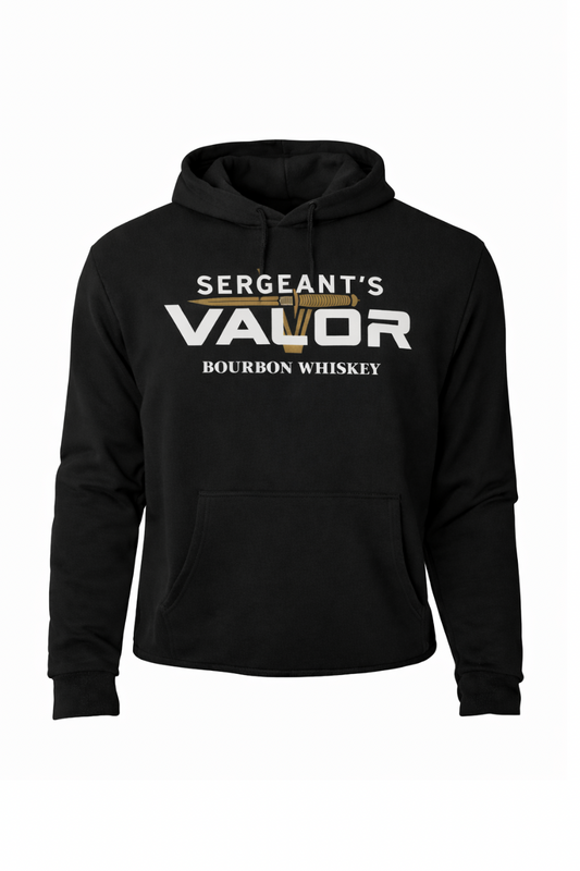 Sergeant’s Valor Unisex Sueded Hoodie | Black