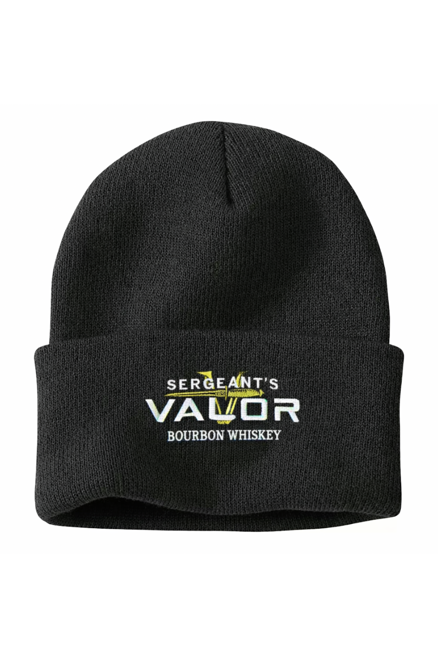 Sergeant’s Valor Bourbon Beanie | Black