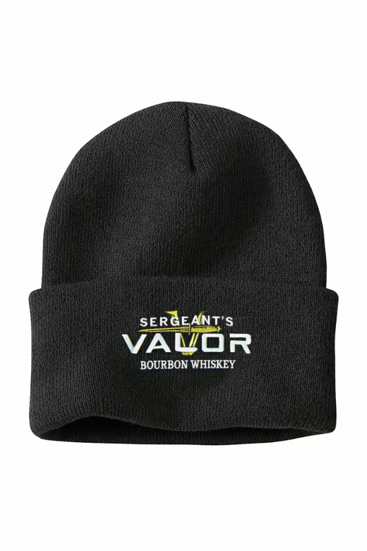 Sergeant’s Valor Bourbon Beanie | Black
