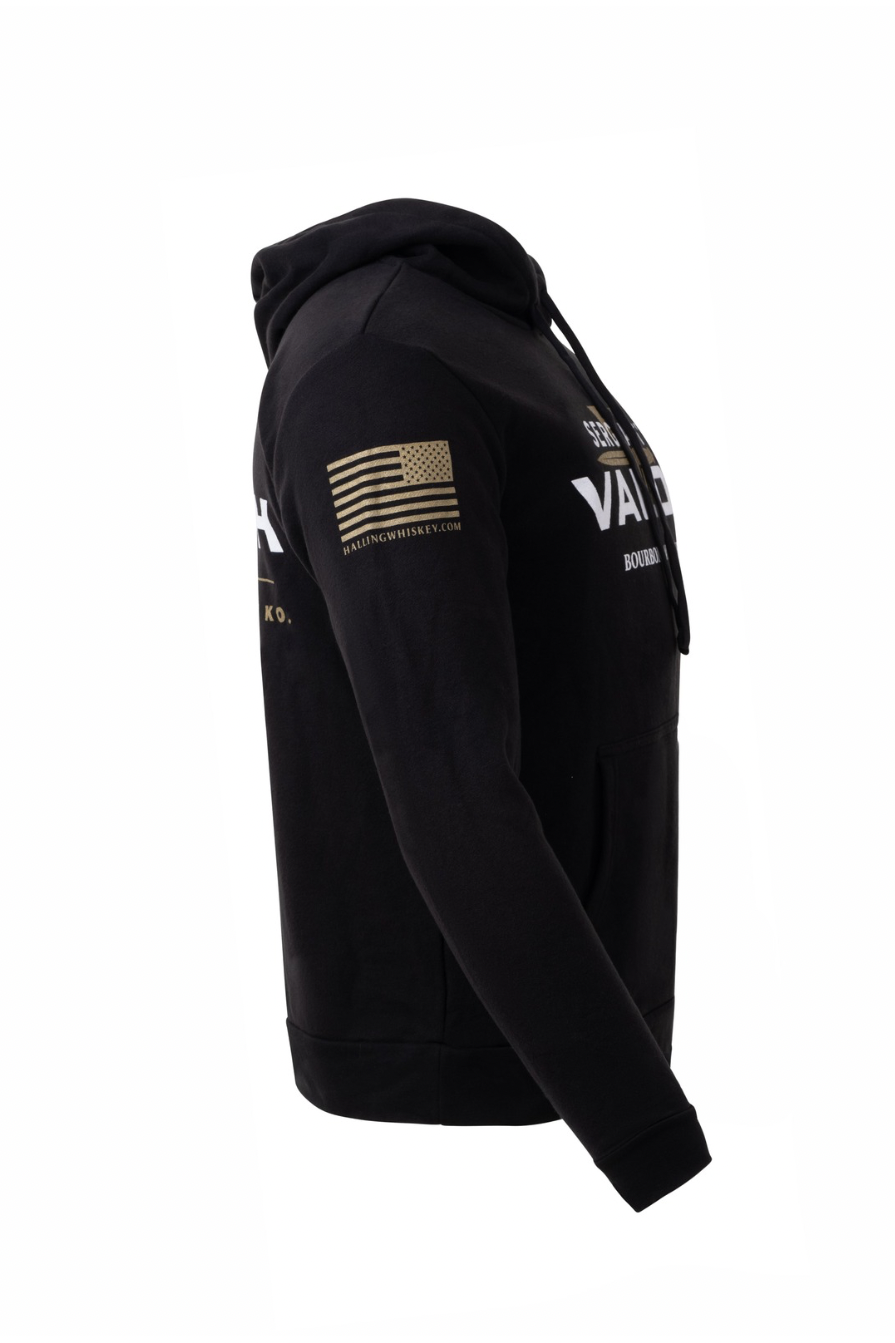 Sergeant’s Valor Unisex Sueded Hoodie | Black