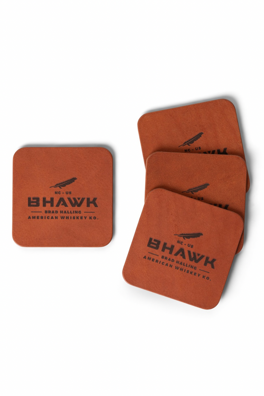Leather Whiskey Coasters