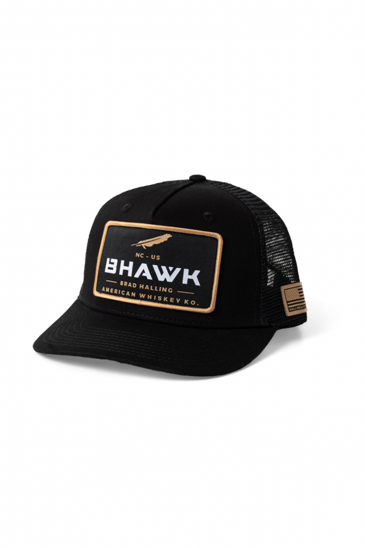 BHAWK Trucker Hat | Black