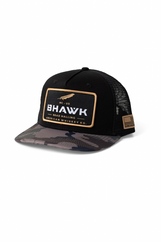 BHAWK CAMO Trucker Hat