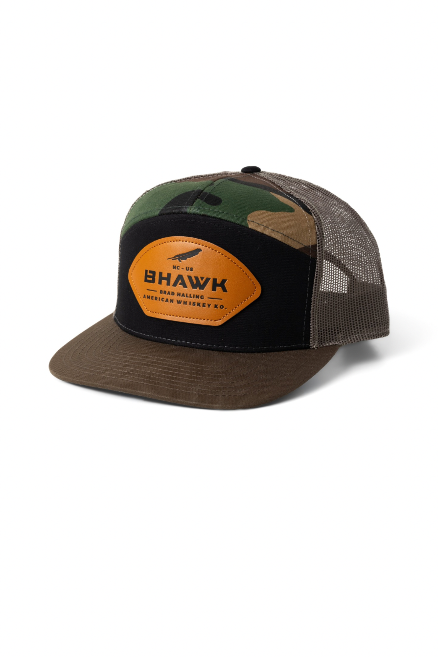 BHAWK Trucker Hat | Tradesmen Camo/Black