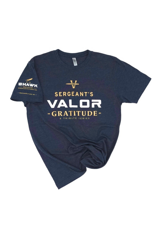 Sergeant's Valor Gratitude Unisex T-Shirt | Midnight Navy - draft